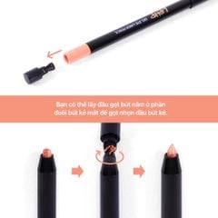 LipHip Chì kẻ mắt Gel Eyeliner Pencil 0.4g