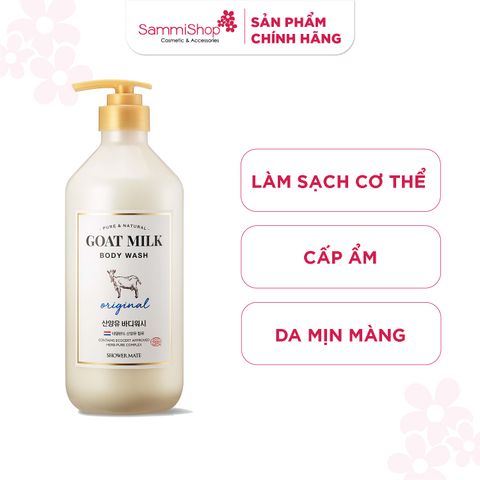 ShowerMate Sữa tắm sữa dê Goatmilk body wash original 800ml