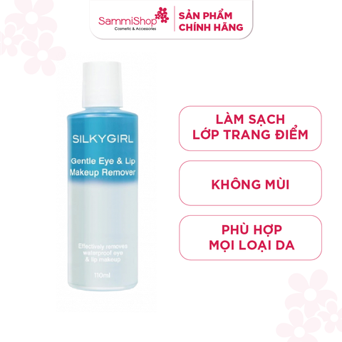 Silky Girl Gentle Lip & Eye Makeup Remover 110ml