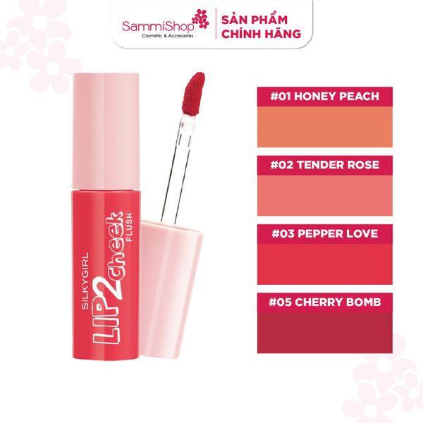 Silkygirl Son kem lì Lip2check Flush 3.8ml