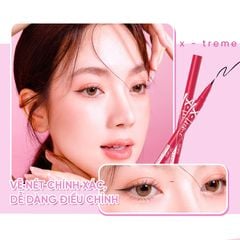 Silkygirl Kẻ mắt nước X-treme Sharp Brush Liner #01 Extreme Black 0.5ml