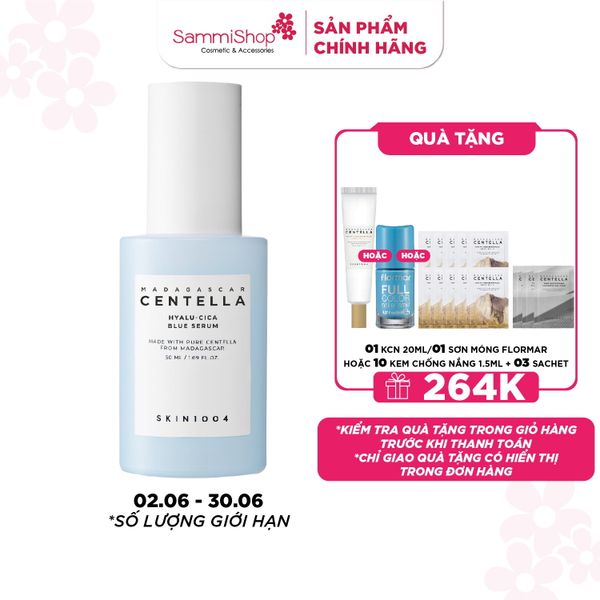 Skin1004 Tinh chất Madagascar Centella Hyalu-cica Blue Serum 50ml