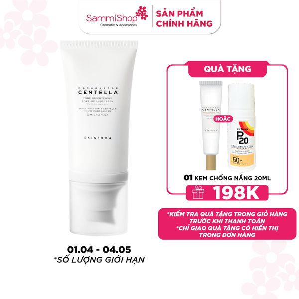 Skin1004 Kem chống nắng Madagascar Centella Tone Brightening Tone-up Suncreen SPF50+ PA++++ 50ml