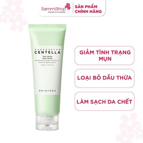 Skin1004 Sữa rửa mặt Madagascar Centella Tea-Trica BHA Foam 125ml