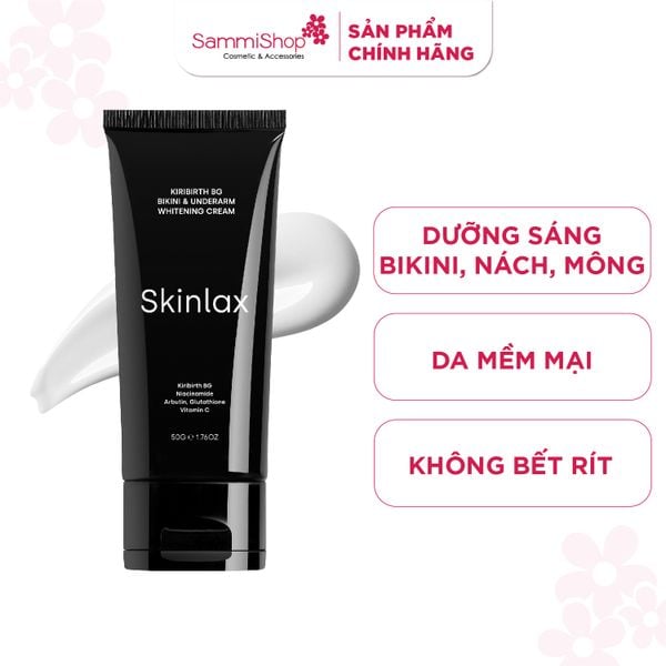 Skinlax Kem giảm thâm Kiribirth BG Bikini & Underarm Whitening Cream 50g