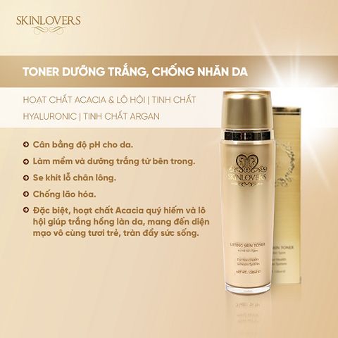 Skinlovers Nước hoa hồng Lifting Skin Toner 130ml