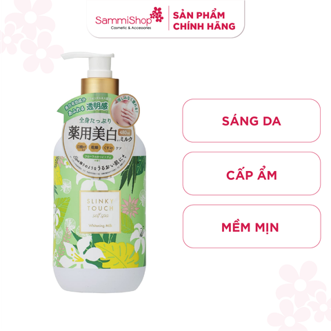 Slinky Touch Sữa dưỡng thể self spa whitening body milk 480gr