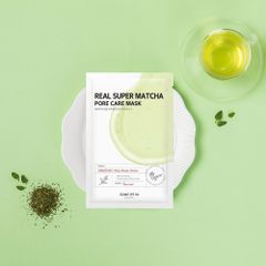 Some By Mi Mặt nạ giấy Real Super Matcha Pore Care Mask 20g