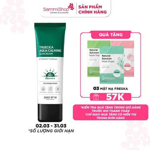 Some By Mi Kem chống nắng Truecica Aqua Calming Suncream 50ml