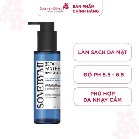 Some By Mi Sữa rửa mặt Beta Panthenol Repair Gel Cleanser 120ml