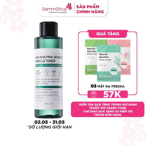 Some By Mi Nước hoa hồng AHA-BHA-PHA 30 Days Miracle Toner 150ml