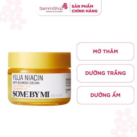Some By Mi Kem dưỡng Yuja Niacin Anti Blemish Cream 60g