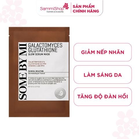 Some By Mi Mặt nạ giấy Galactomyces Glutathione Glow Serum Mask 22g