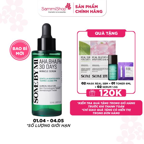 Some By Mi Tinh chất AHA-BHA-PHA 30 Days Miracle Serum 50ml