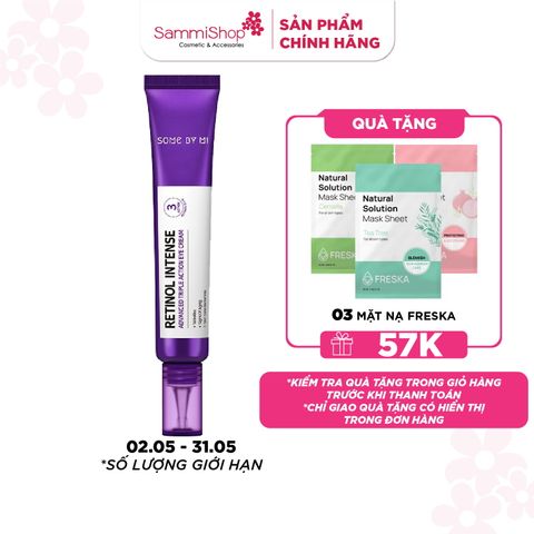 Some By Mi Kem dưỡng mắt Retinol Intense Advanced Triple Action Eye Cream 30ml