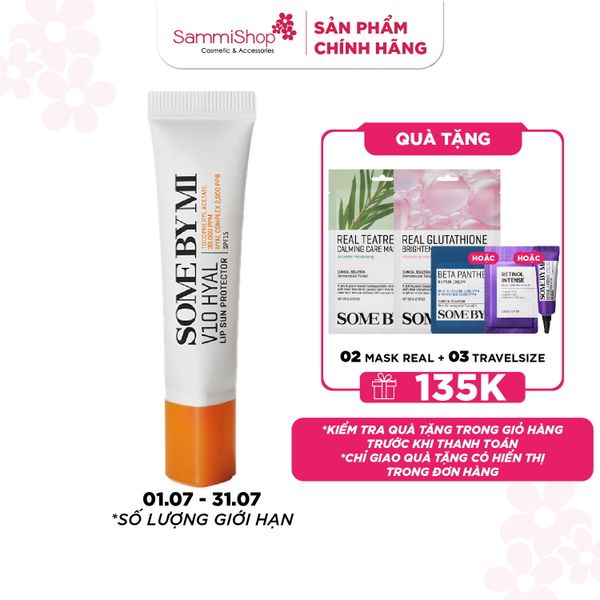 Some By Mi Son dưỡng chống nắng V10 Hyal Lip Sun Protector 7ml