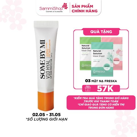 Some By Mi Son dưỡng chống nắng V10 Hyal Lip Sun Protector 7ml