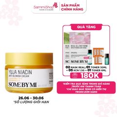 Some By Mi Kem dưỡng Yuja Niacin Anti Blemish Cream 60g