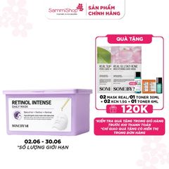 Some By Mi Hộp mặt nạ giấy Retinol Intense Daily Mask 350ml (hộp 30 miếng)