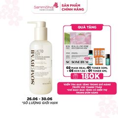 Some By Mi Dầu tẩy trang Lacto Soy Sebum & Blackhead Cleansing Oil 200ml
