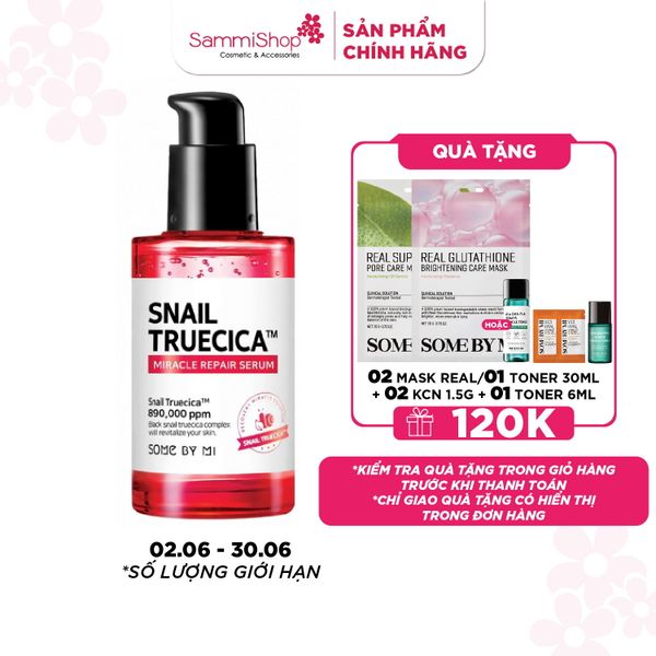 Some By Mi Tinh chất dưỡng da Snail Truecica Miracle Repair Serum 50ml