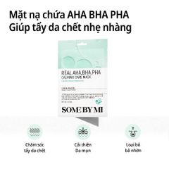 Some By Mi Mặt nạ giấy Real AHA-BHA-PHA Calming Care Mask 20g