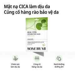 Some By Mi Mặt nạ giấy Real Cica Calming Care Mask 20g