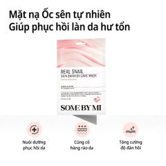 Some By Mi Mặt nạ giấy Real Snail Skin Barrier Care Mask 20g