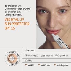 Some By Mi Son dưỡng chống nắng V10 Hyal Lip Sun Protector 7ml