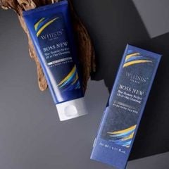 Whisis Sữa rửa mặt For Men Boss New Blue Homme Perfect All-in-one Cleansing 150ml