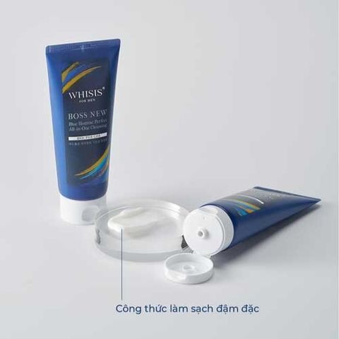 Whisis Sữa rửa mặt For Men Boss New Blue Homme Perfect All-in-one Cleansing 150ml