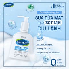 Cetaphil Sữa Rửa Mặt Tạo Bọt Hydrating Foaming Cream Cleanser 236ml