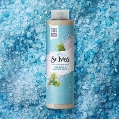 Sữa tắm ST.IVES SEA SALT & PACIFIC KELP muối biển 650ml