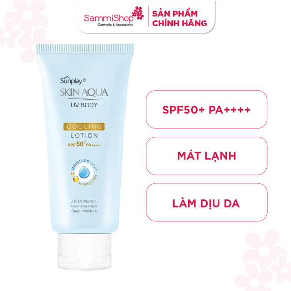 Sunplay Kem chống nắng dưỡng thể Skin Aqua UV Body Cooling SPF 50+ PA++++150g