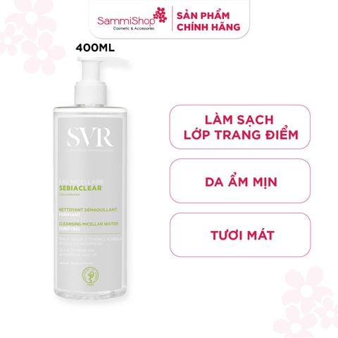 SVR Nước tẩy trang Sebiaclear Eau Micellaire