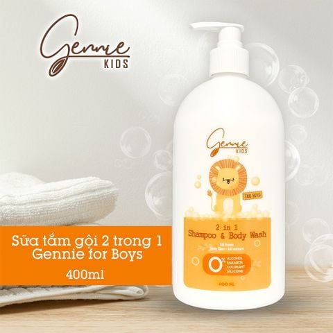 Gennie Tắm gội Baby 2in1  for Boys 400ml