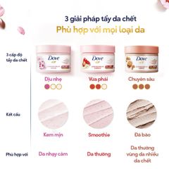 Dove Tẩy da chết Moisturizing Body Scrub Sugar & Coconut Fragrance 298g