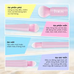 Horus Set Cọ trang điểm mini Mini Brush Set