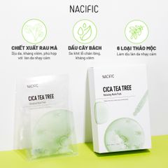 Nacific Mặt nạ Cica Tea Tree Relaxing Mask Pack 30g