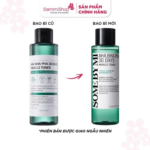 Some By Mi Nước hoa hồng AHA.BHA.PHA 30 Days Miracle Toner 150ml