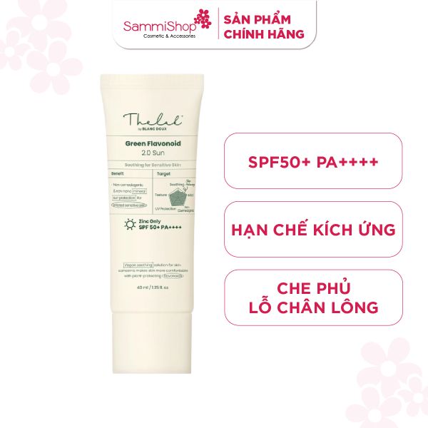The Lab by blanc doux Kem chống nắng Green Flavonoid 2.0 Sun 40ml