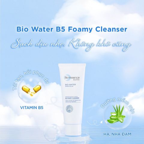 Bio-essence Sửa rửa mặt Bio-Water B5 Foamy Cleanser (100g)