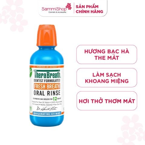 Therabreath Nước súc miệng Fresh Breath Oral Rinse 473ml