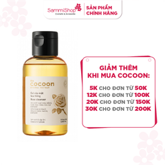 Cocoon Gel rửa mặt hoa hồng Rose Cleanser 140ml