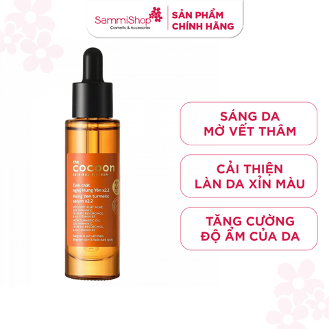 Cocoon Tinh chất nghệ Hưng Yên x2.2 Turmeric serum C22 30ml