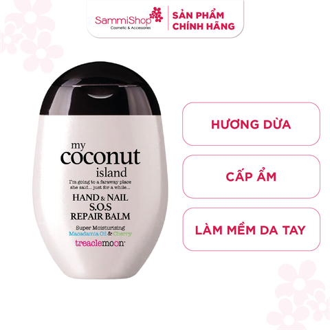 Treaclemoon Kem dưỡng tay My Coconut Island Hand &Nails S.O.S Repair Balm 75ml