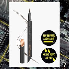 Maybelline Bút kẻ mắt nước siêu sắc mảnh Maybelline New York Hyper Shapp Extreme Liner Brown