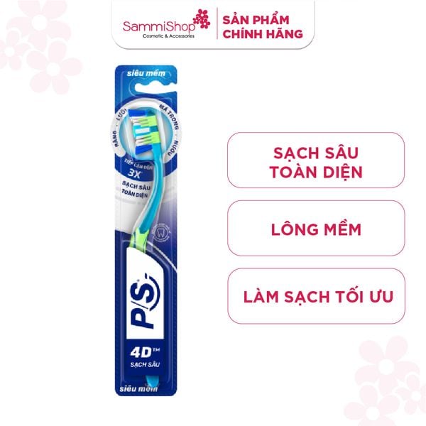 P/S Bàn chải đánh răng 4D Sạch Sâu Toàn Diện