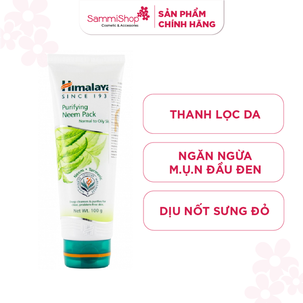 Gel đắp mặt nạ Himalaya Neem Face Pack (100ml)