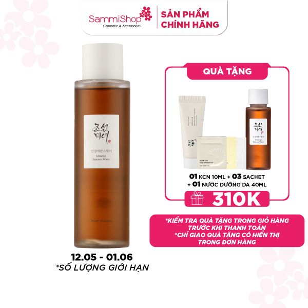 [12.05 - 01.06] Beauty of Joseon Nước dưỡng da Ginseng Essence Water 150ml